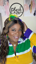 Load image into Gallery viewer, Sequins Fleur De lis Earrings