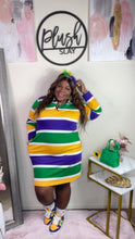Load image into Gallery viewer, Mardi Gras Mambo Dress