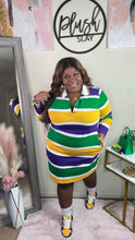 Load image into Gallery viewer, Mardi Gras Mambo Dress