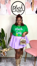 Load image into Gallery viewer, Let’s Mardi Gras Black Tee(Sm-2x)