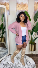 Load image into Gallery viewer, Cardi  rose (xs-3x)