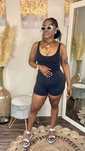 Load image into Gallery viewer, Lounge Romper ash blk sm-xl