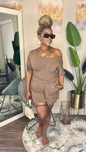 Load image into Gallery viewer, Karma Romper Mocha  (sm-xL)