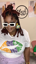 Load image into Gallery viewer, Mardi Gras Earrings (tassle)