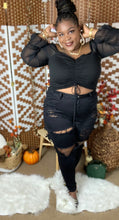 Load image into Gallery viewer, Make Way Jeans Black