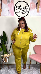 So Hood Olive Mustard (1x-3x)