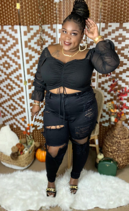 Make Way Jeans Black