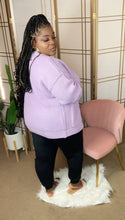 Load image into Gallery viewer, Cardi Dusty Lavender (1x-3x)