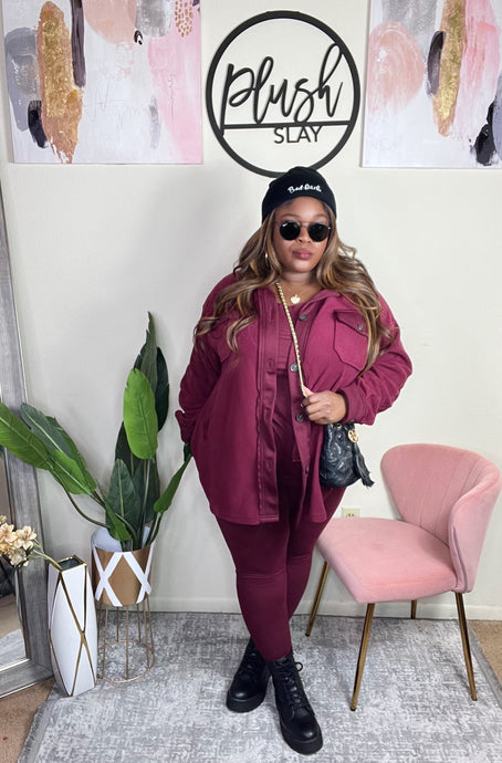 Big Burr 2 Burgundy (1x-3x)