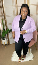 Load image into Gallery viewer, Cardi Dusty Lavender (1x-3x)