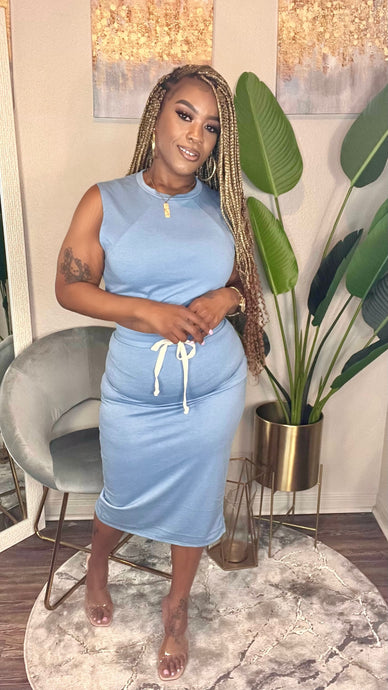 Monica Skirt Set (sm-lg)