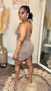 Lounge Romper mocha sm-xl