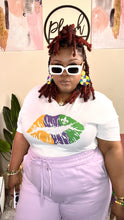 Load image into Gallery viewer, Mardi Gras Earrings (tassle)