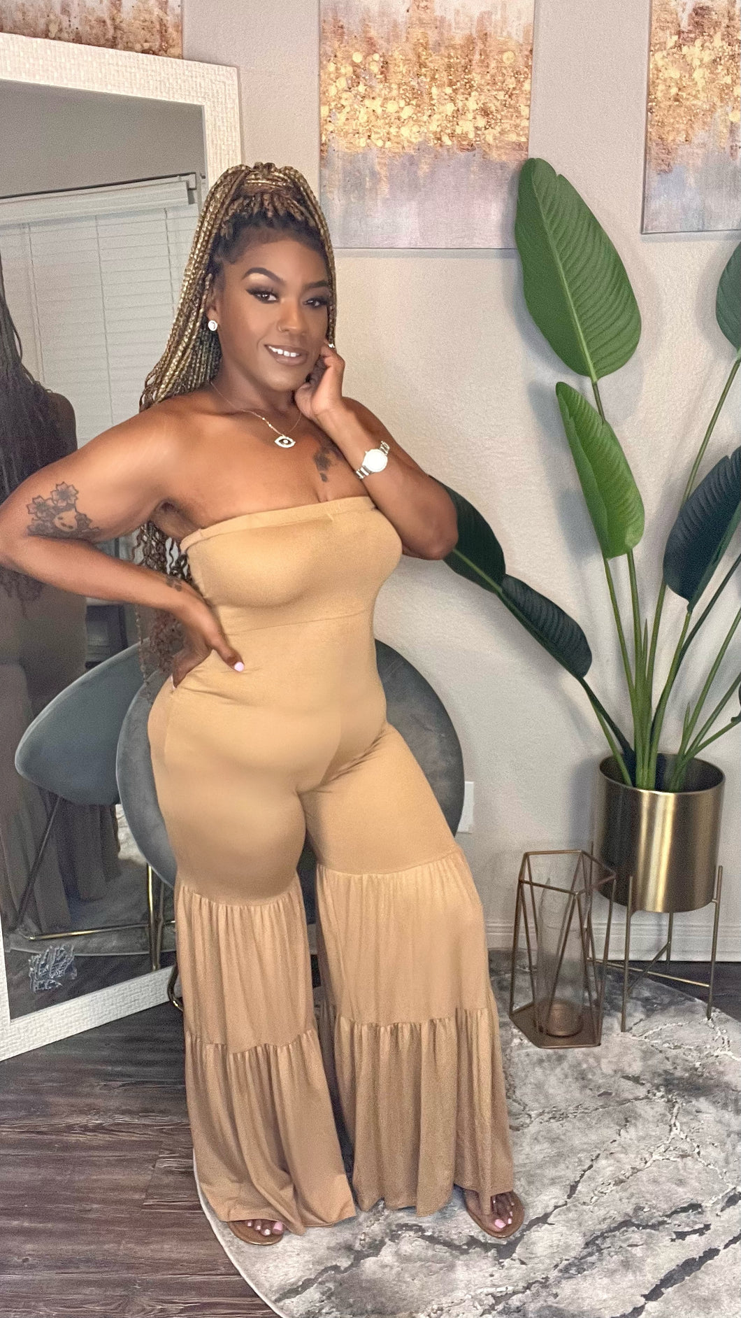 Body Language Jumpsuit (sm-Lg)