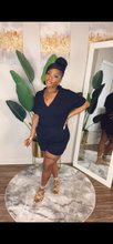 Load image into Gallery viewer, Natalie Romper Black Sm-3x