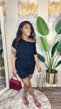 Load image into Gallery viewer, Karma Romper Black