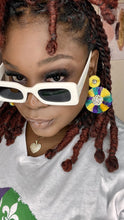 Load image into Gallery viewer, Mardi Gras Earrings (tassle)