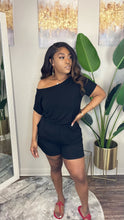 Load image into Gallery viewer, Karma Romper Black