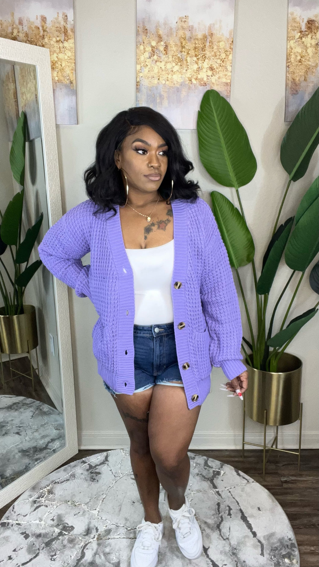 Cardi Lavender (xs-xl)